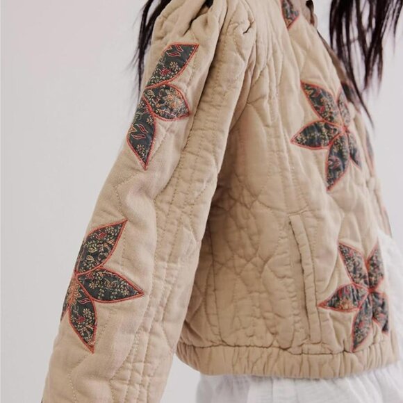 Quilted Patchwork Jacket - Picture 1 of 5
